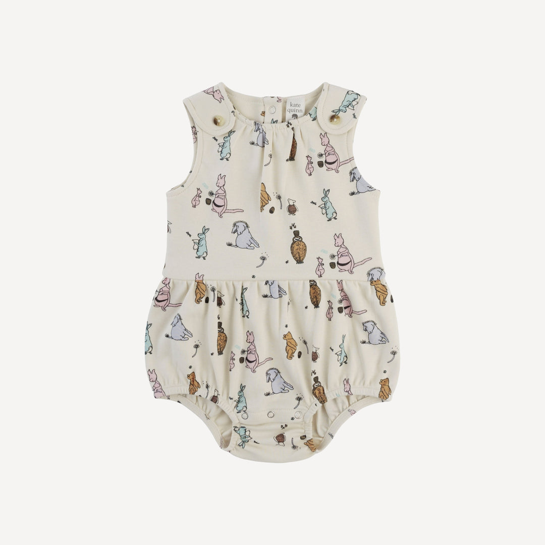 button tab bubble | pooh + friends | organic cotton interlock