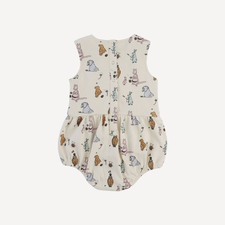 button tab bubble | pooh + friends | organic cotton interlock