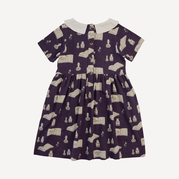short sleeve peter pan dress | potions + spells | bamboo