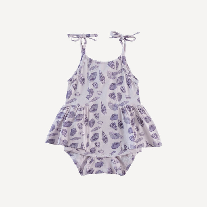 spaghetti tie ballerina bubble | purple shell party | bamboo
