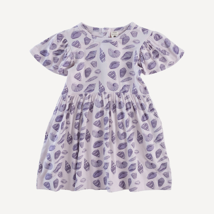 colette dress | purple shell party | bamboo