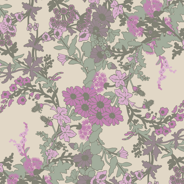 PREORDER double layer blanket | violet queen annes lace | modal