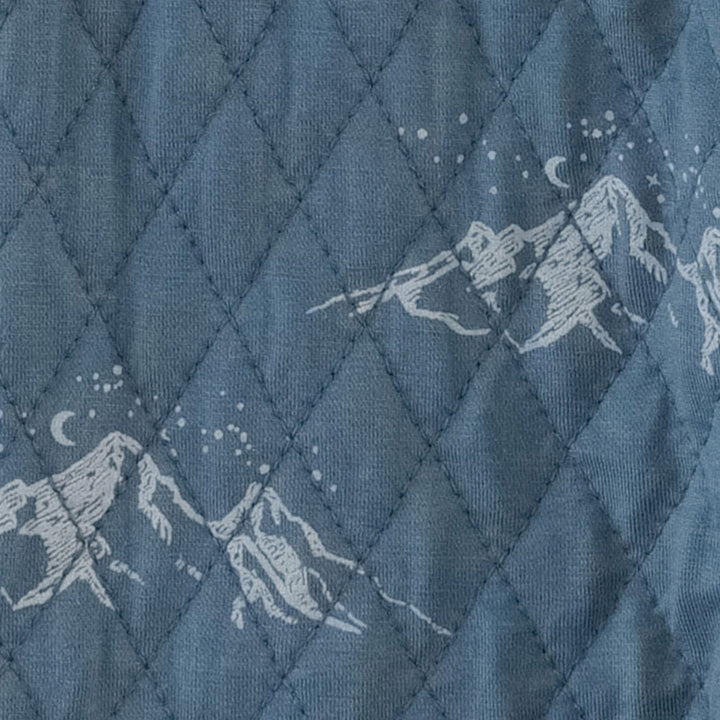 quilted cuffed pant | moonlit mountain | bamboo