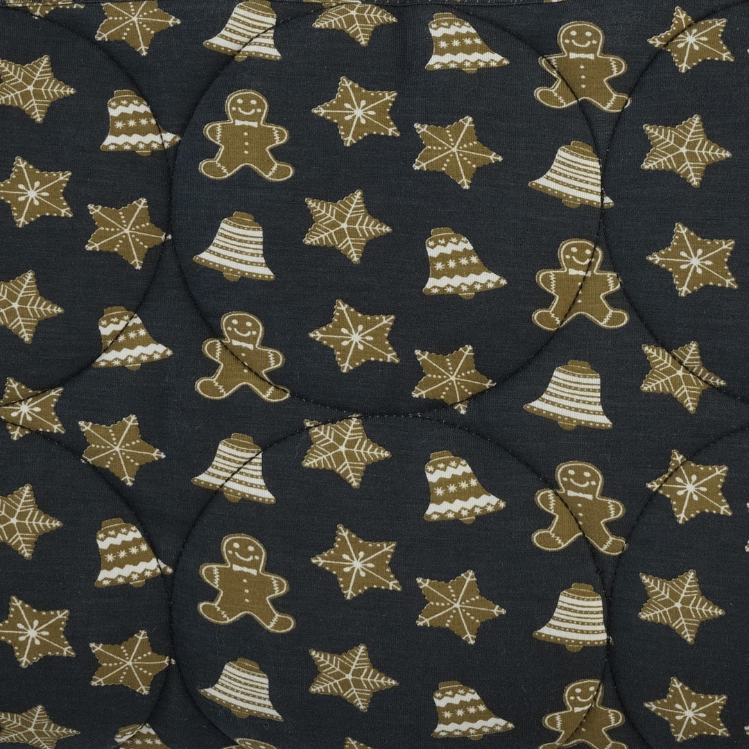 classic circle quilt | gingerbread cookies | bamboo