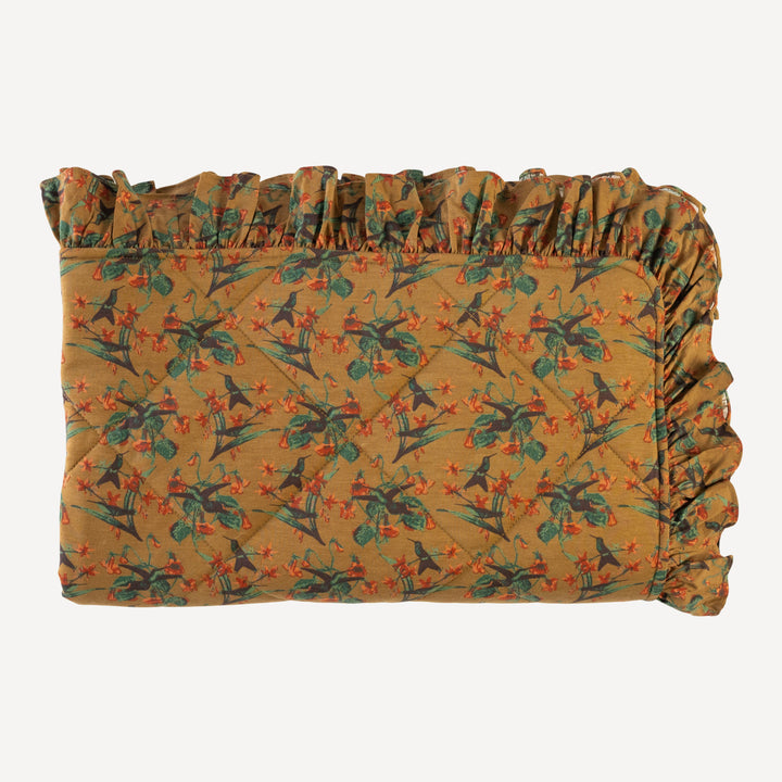 ruffle quilt | bronze hummingbird | modal