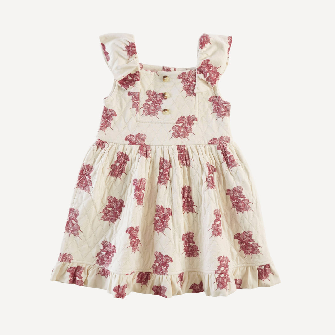 quilted party dress | radishes | bamboo