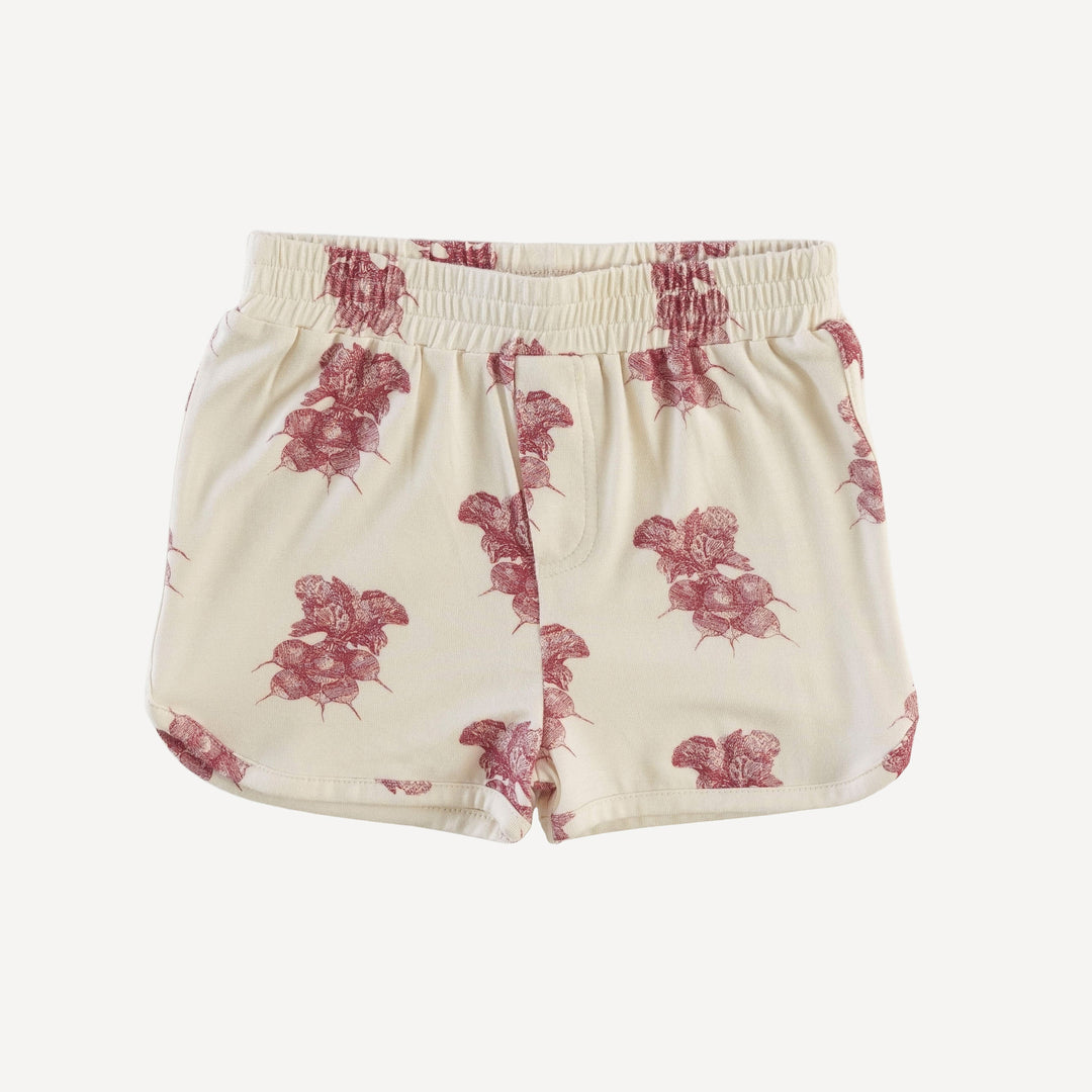 retro track short | radishes | bamboo