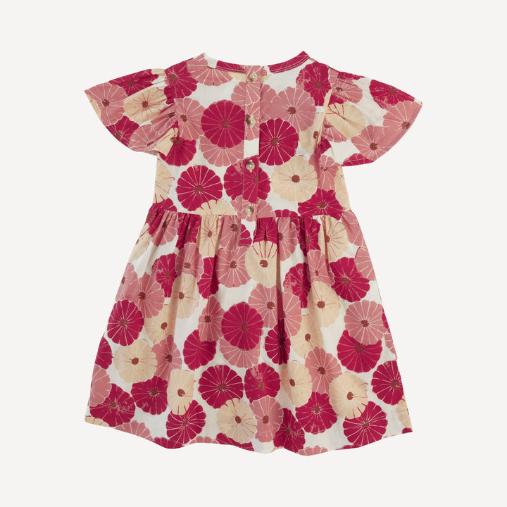 colette dress | red vintage daisy | organic cotton woven