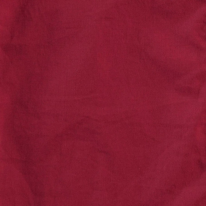 short sleeve embroidered button shirt | red violet | organic cotton woven