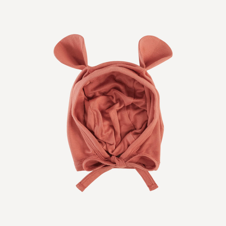 bear hat | rhubarb | bamboo