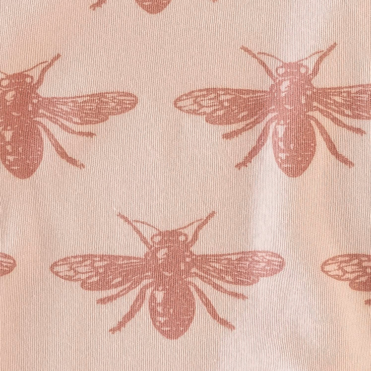 short sleeve essential boxy tee | rose bee | organic cotton interlock