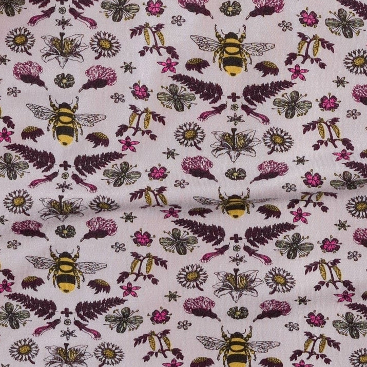 underwear set of 2 | rose litho bee | bamboo