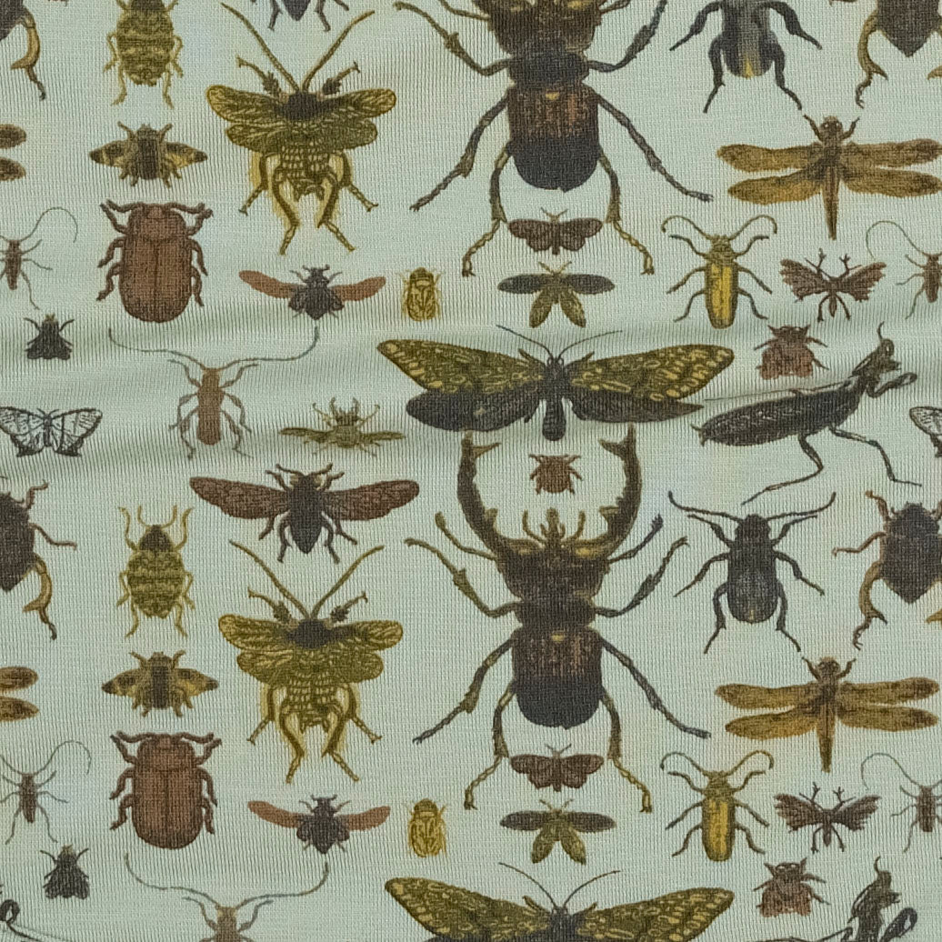 short sleeve ringer tee | sage insects | modal