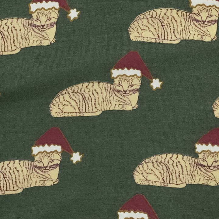 long sleeve jade set | santa sleeping cat | bamboo