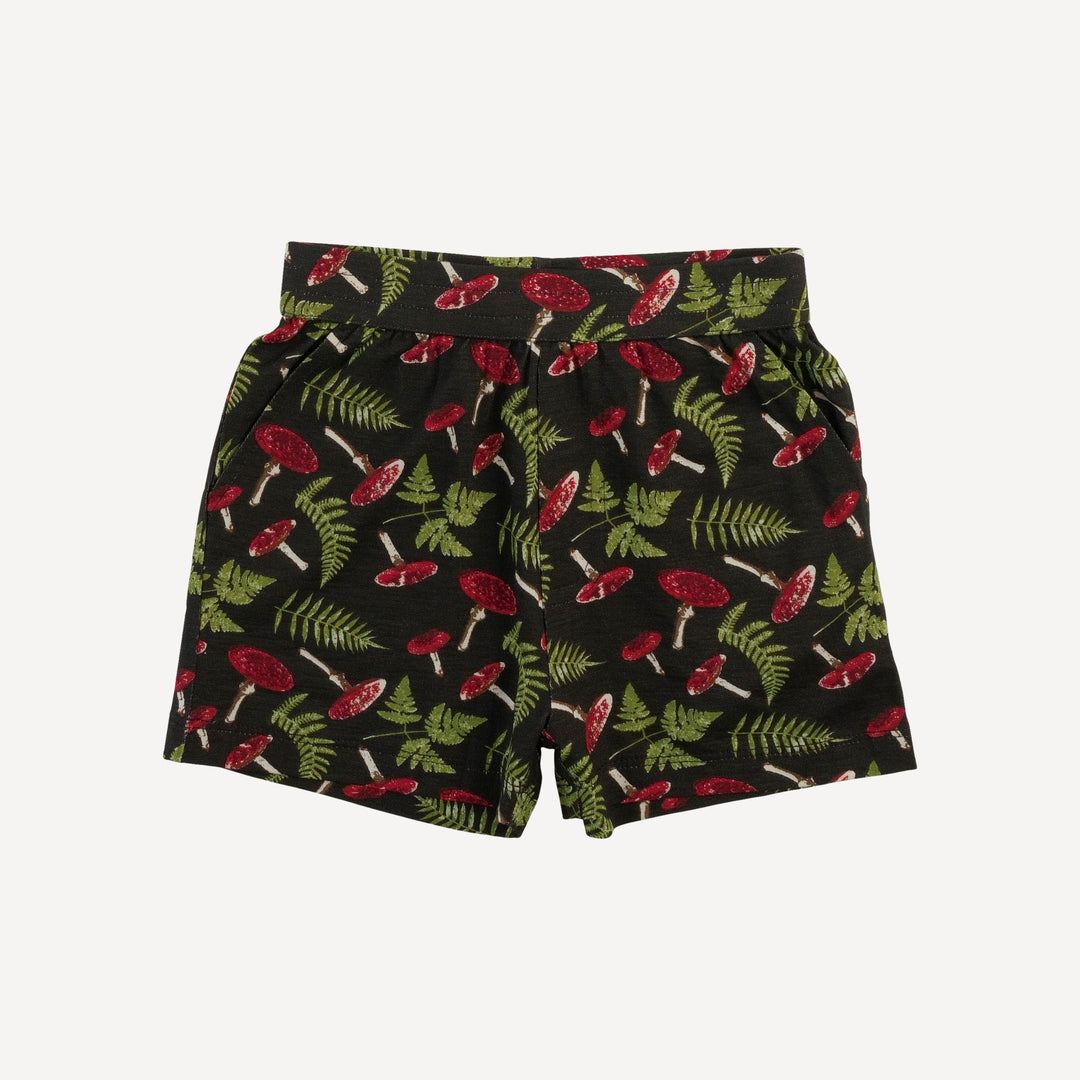 topstitch tank + relaxed short set | scarlet mushroom fern | bamboo