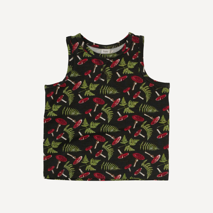topstitch tank + relaxed short set | scarlet mushroom fern | bamboo