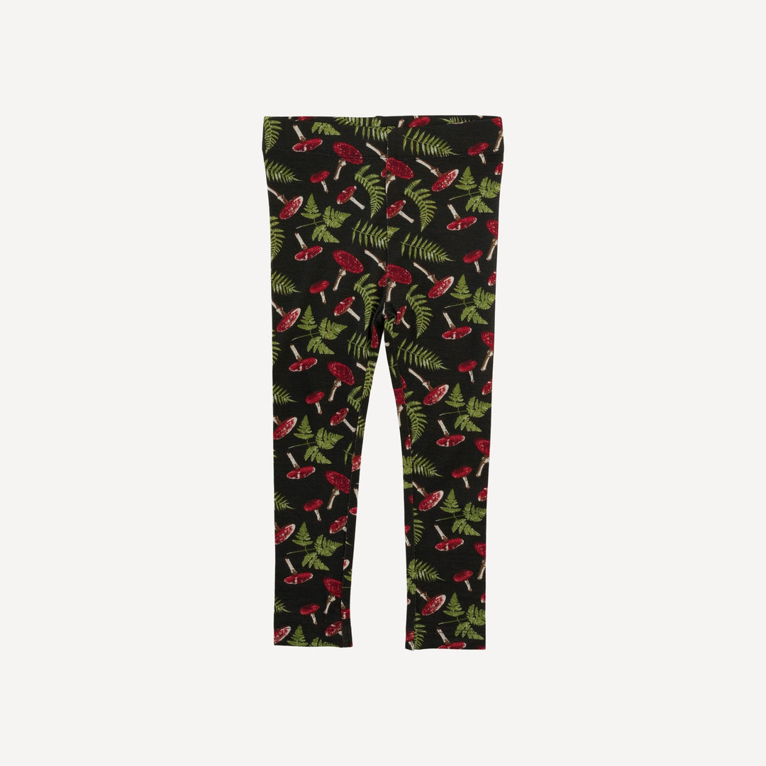 classic skinny legging | scarlet mushroom fern | bamboo