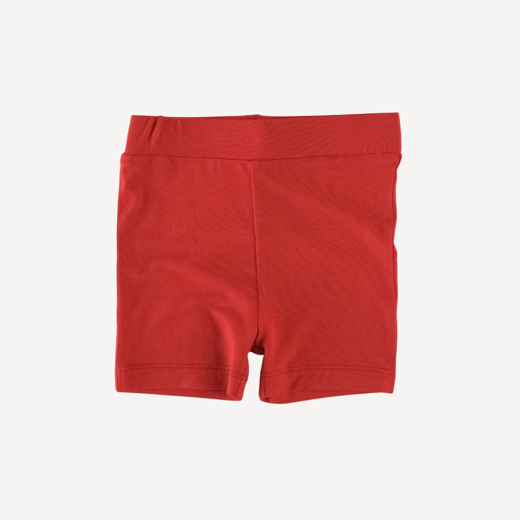 bike short, scarlet