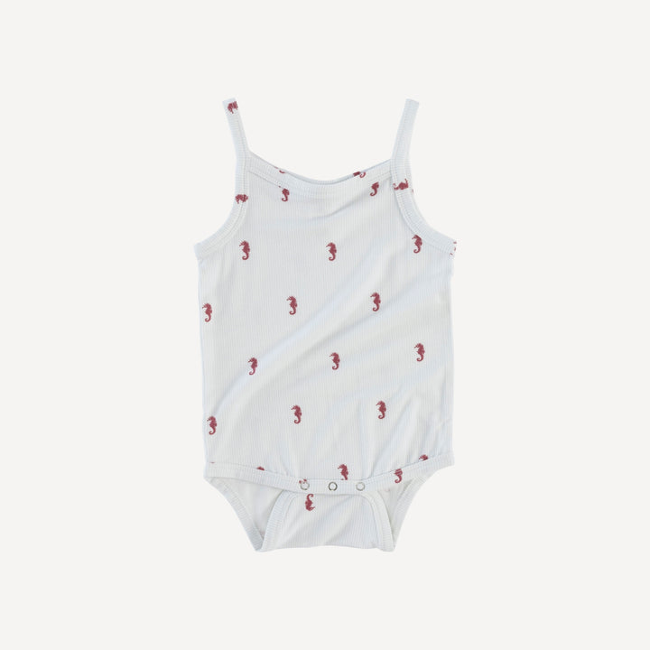 tank bodysuit | seahorse stripe | bamboo