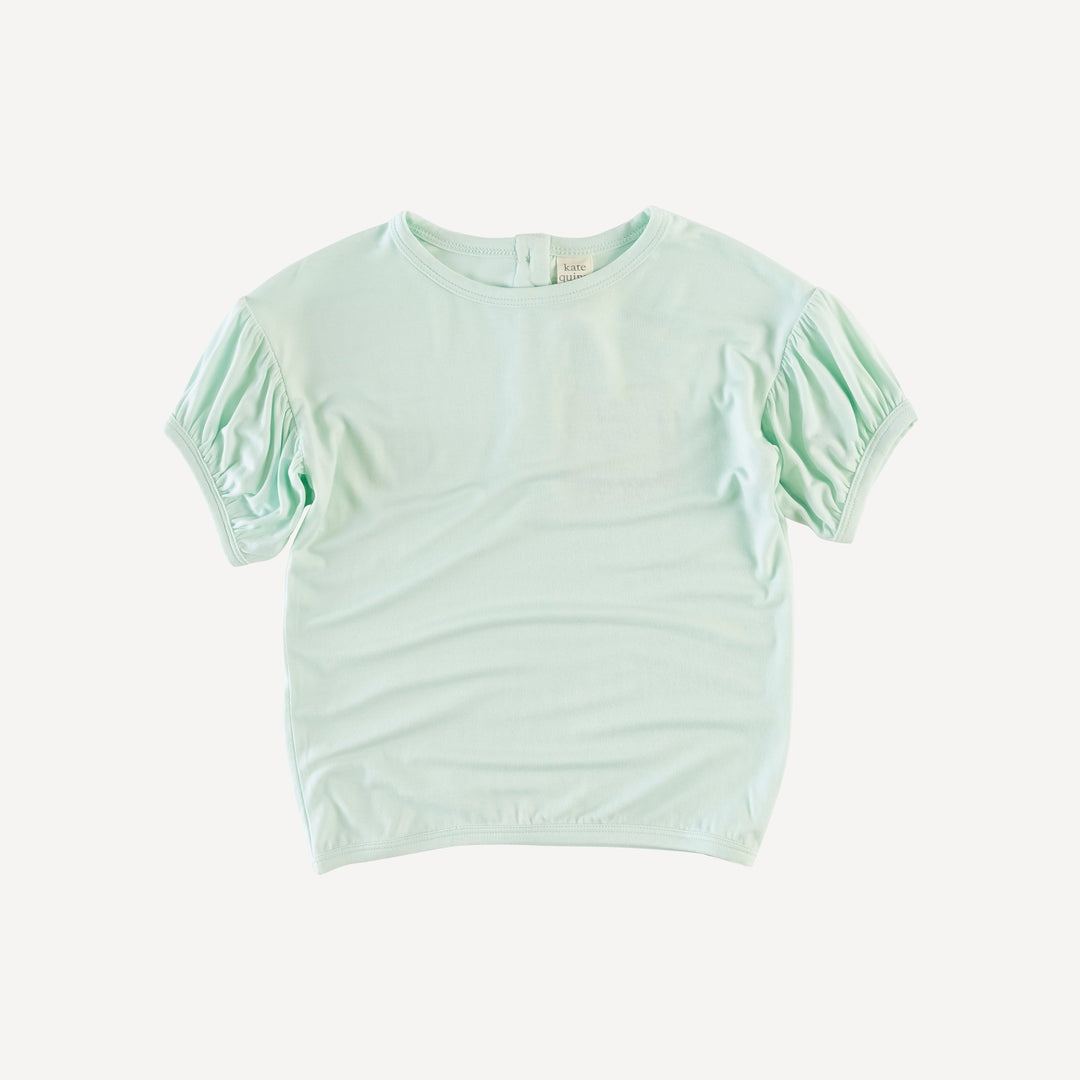 short sleeve balloon tee | seamist | bamboo