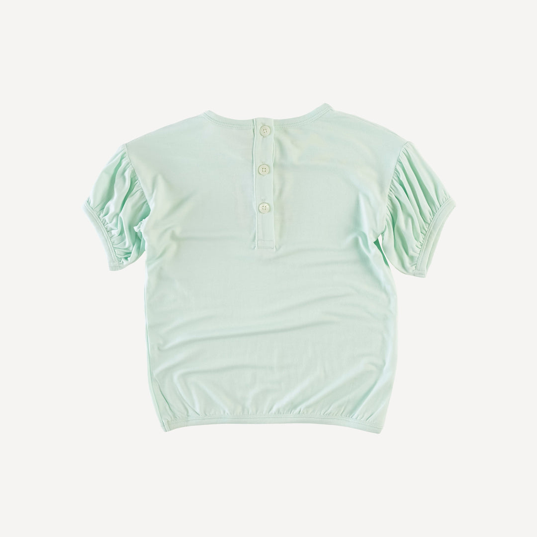 short sleeve balloon tee | seamist | bamboo