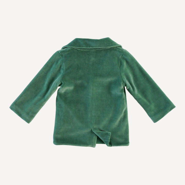 suit jacket | shaded spruce | organic cotton velour