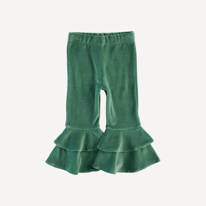 anne pant | shaded spruce | organic cotton velour