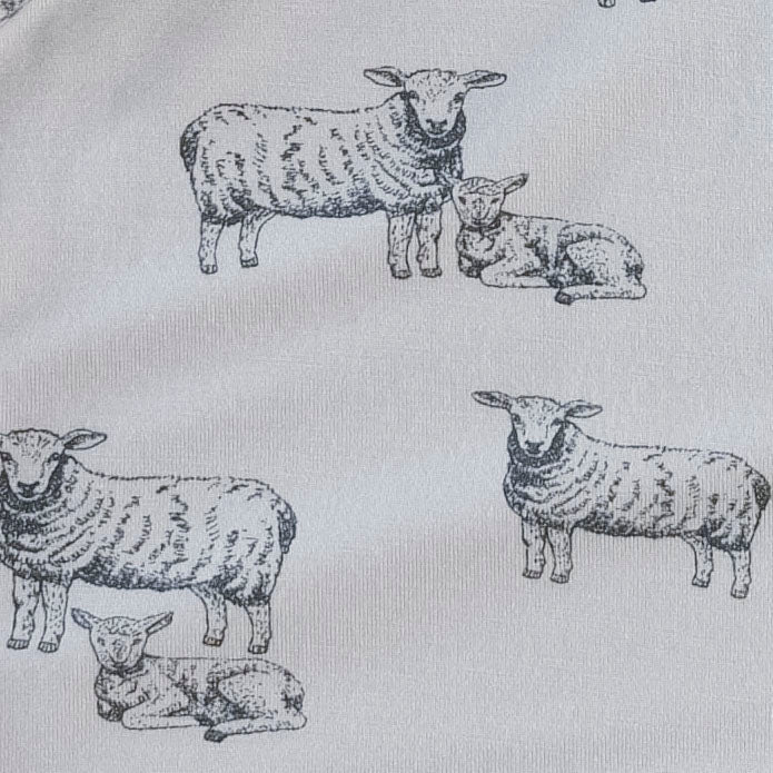 patch pocket short | sheep + lamb | bamboo
