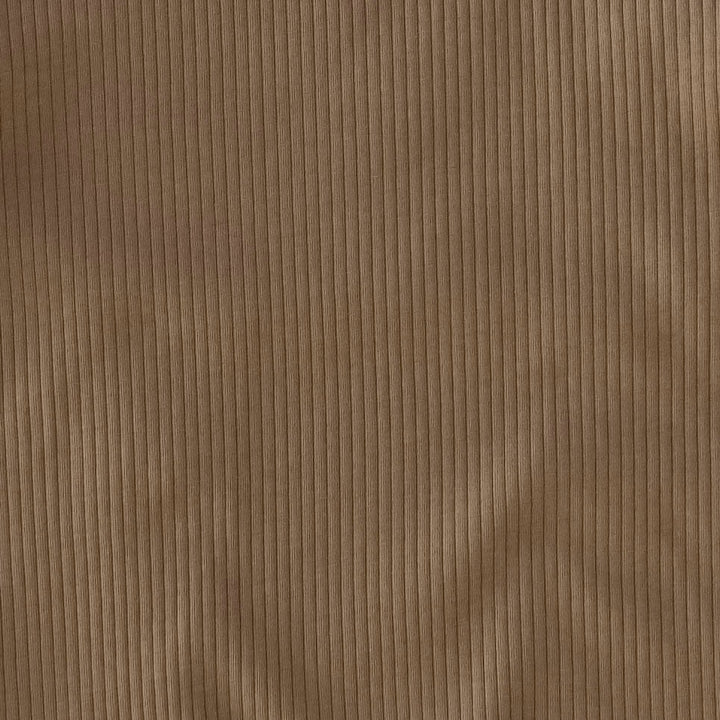 short sleeve henley bear bodysuit | shiitake | organic cotton single rib