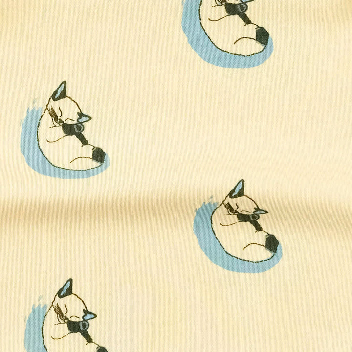 bib | siamese cats | organic cotton interlock