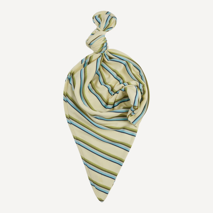 classic single layer blanket | 70s ranch stripe | organic cotton interlock