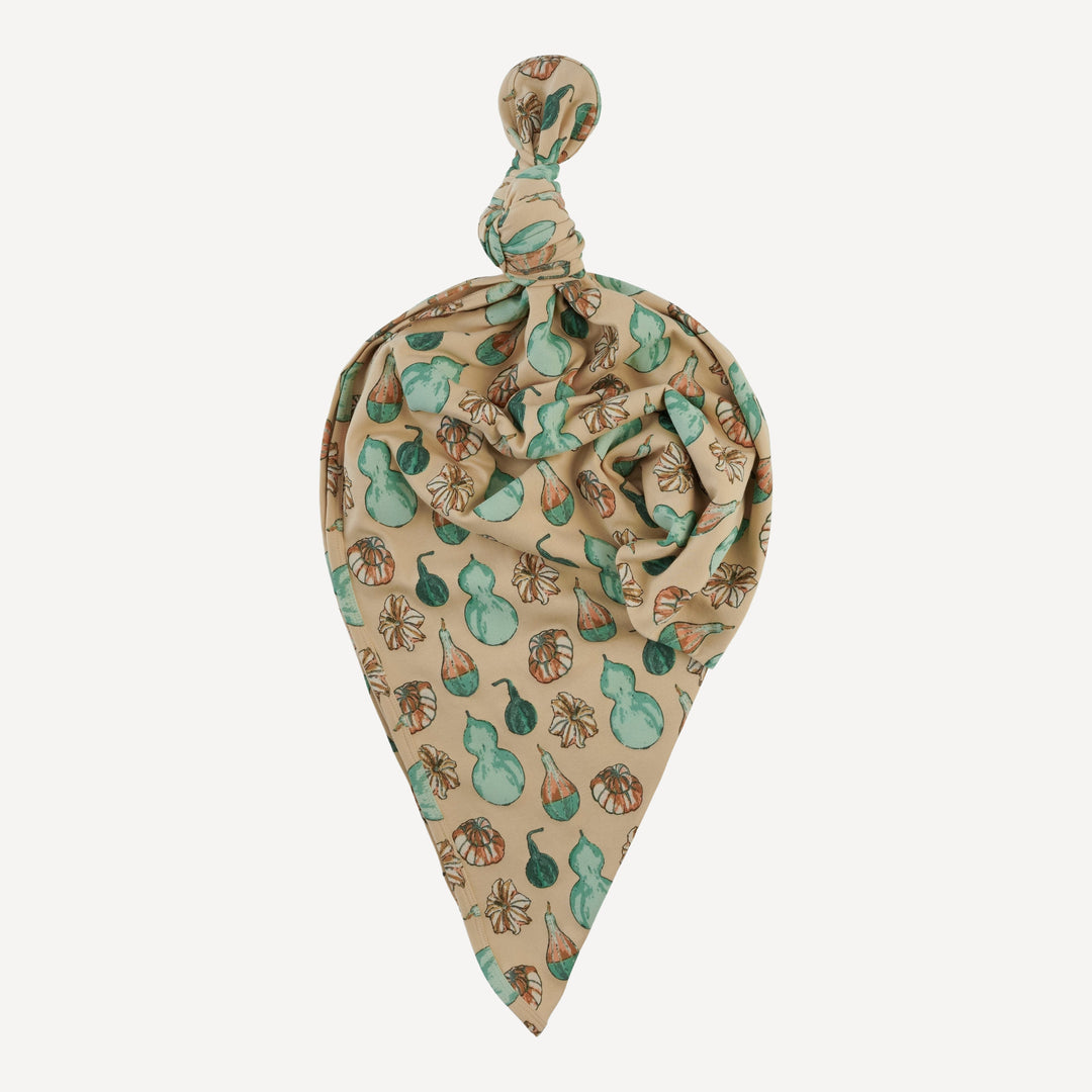 PRESALE classic single layer blanket | watercolor gourd | organic cotton interlock