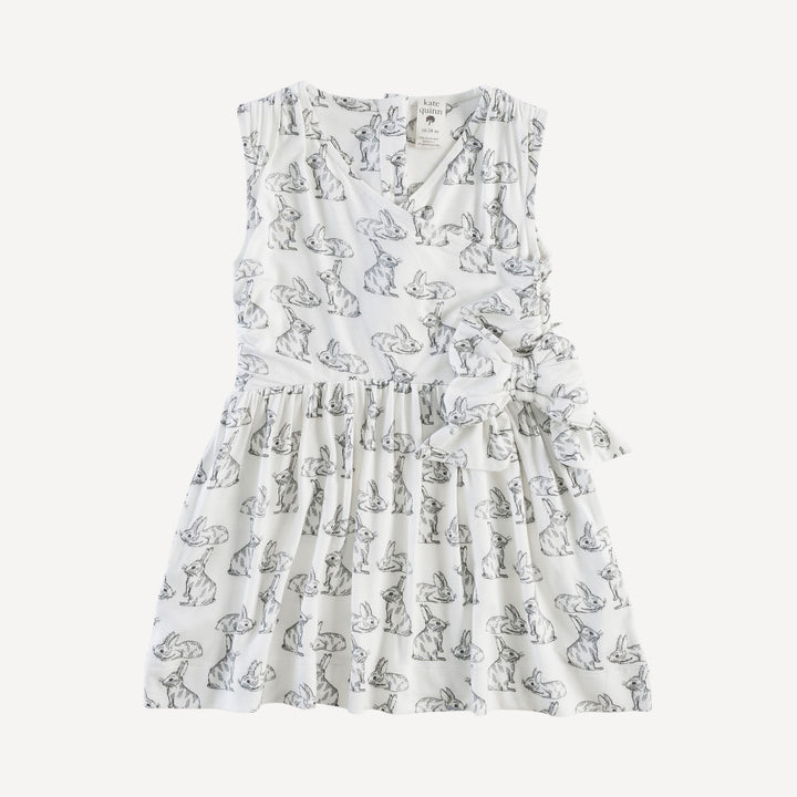 party bow dress | sketched bunnies | bamboo