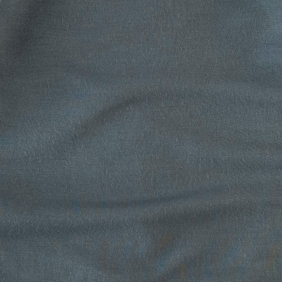 long sleeve zipper footie | slate blue | lenzing modal
