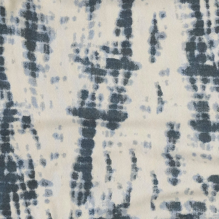 short sleeve ringer tee | slate blue shibori | modal