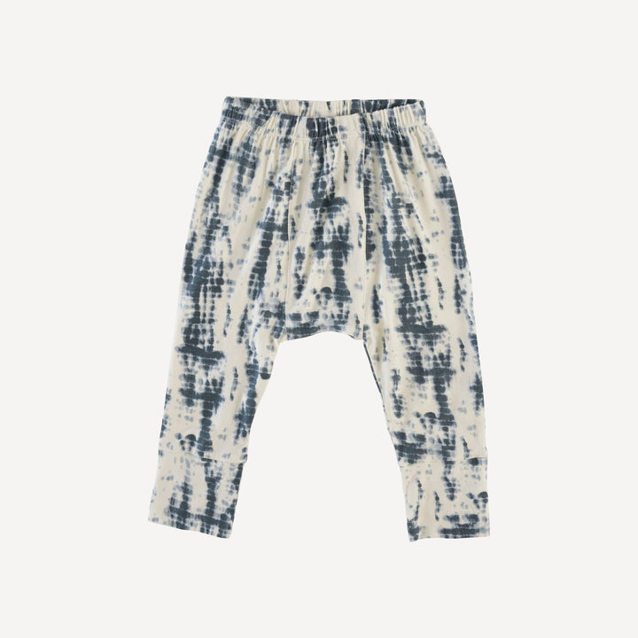 classic panda pant | slate blue shibori | modal