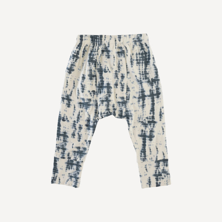 classic panda pant | slate blue shibori | modal