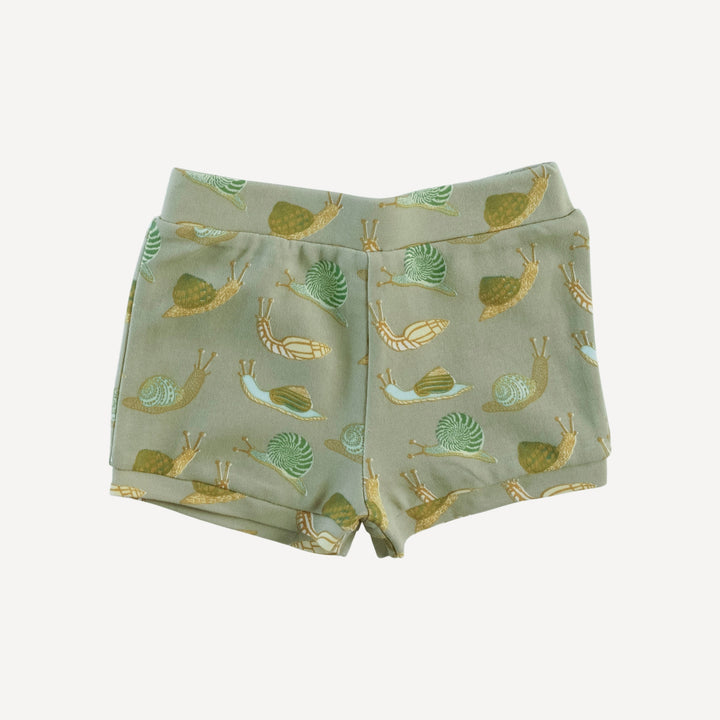 jamie short set | snails | organic cotton interlock
