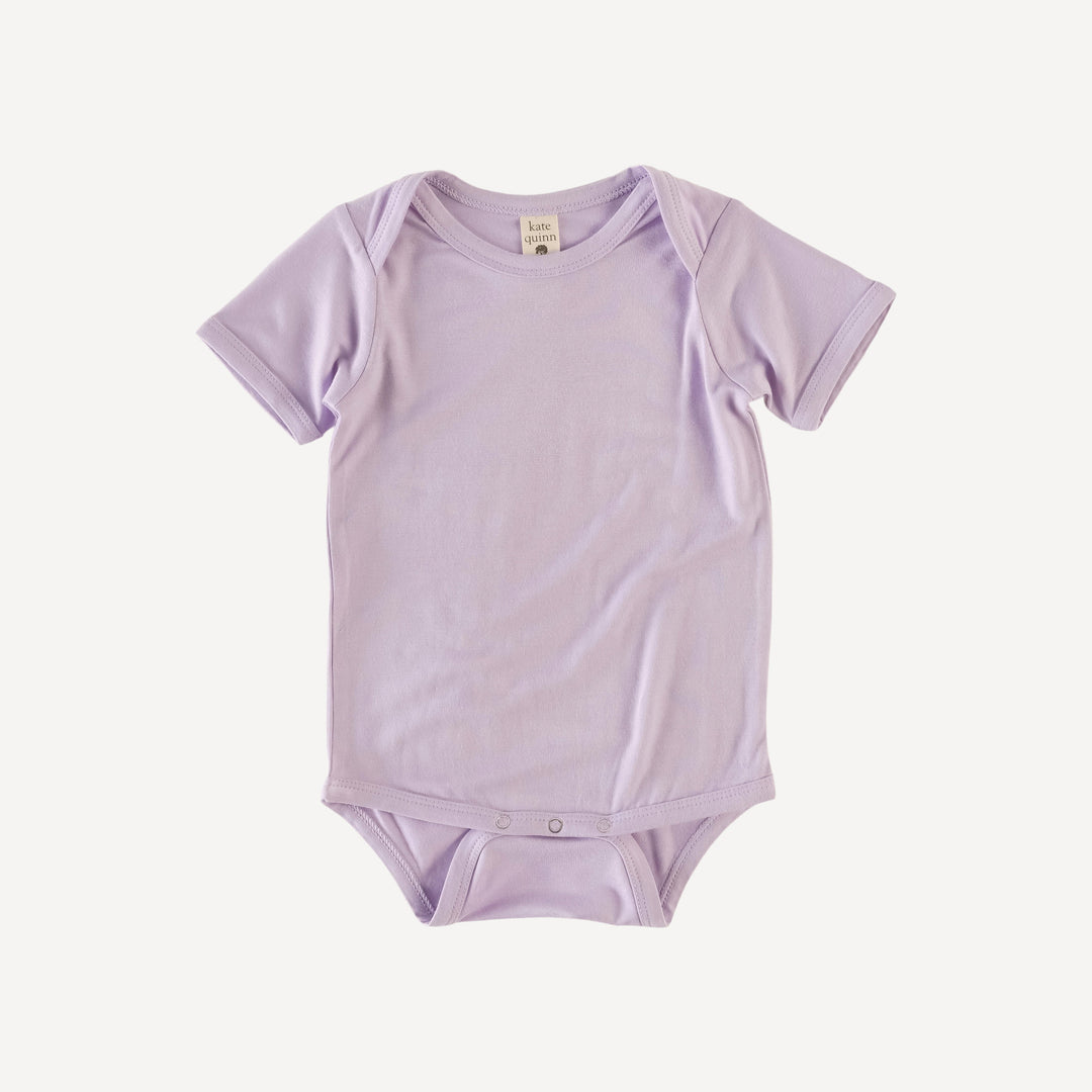 Lilac Short Sleeve Bodysuit