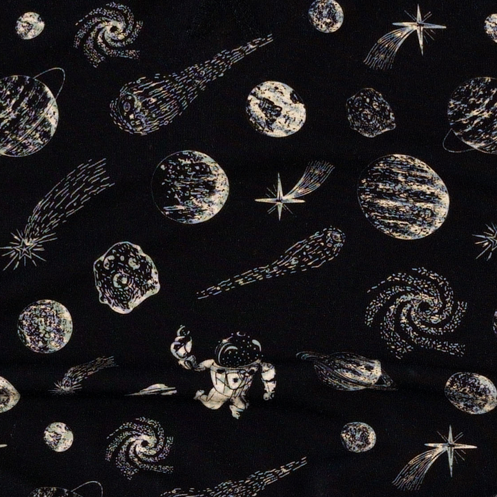 long sleeve baseball henley tee | space | light weight bamboo