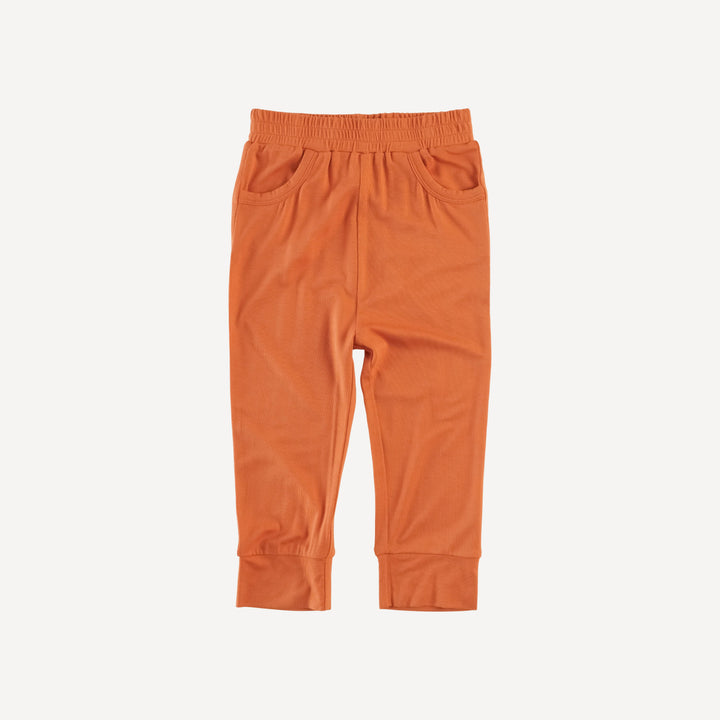 cuffed pocket jogger | spice route | bamboo