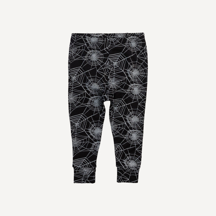 long sleeve crew neck pj set | spiderweb | bamboo