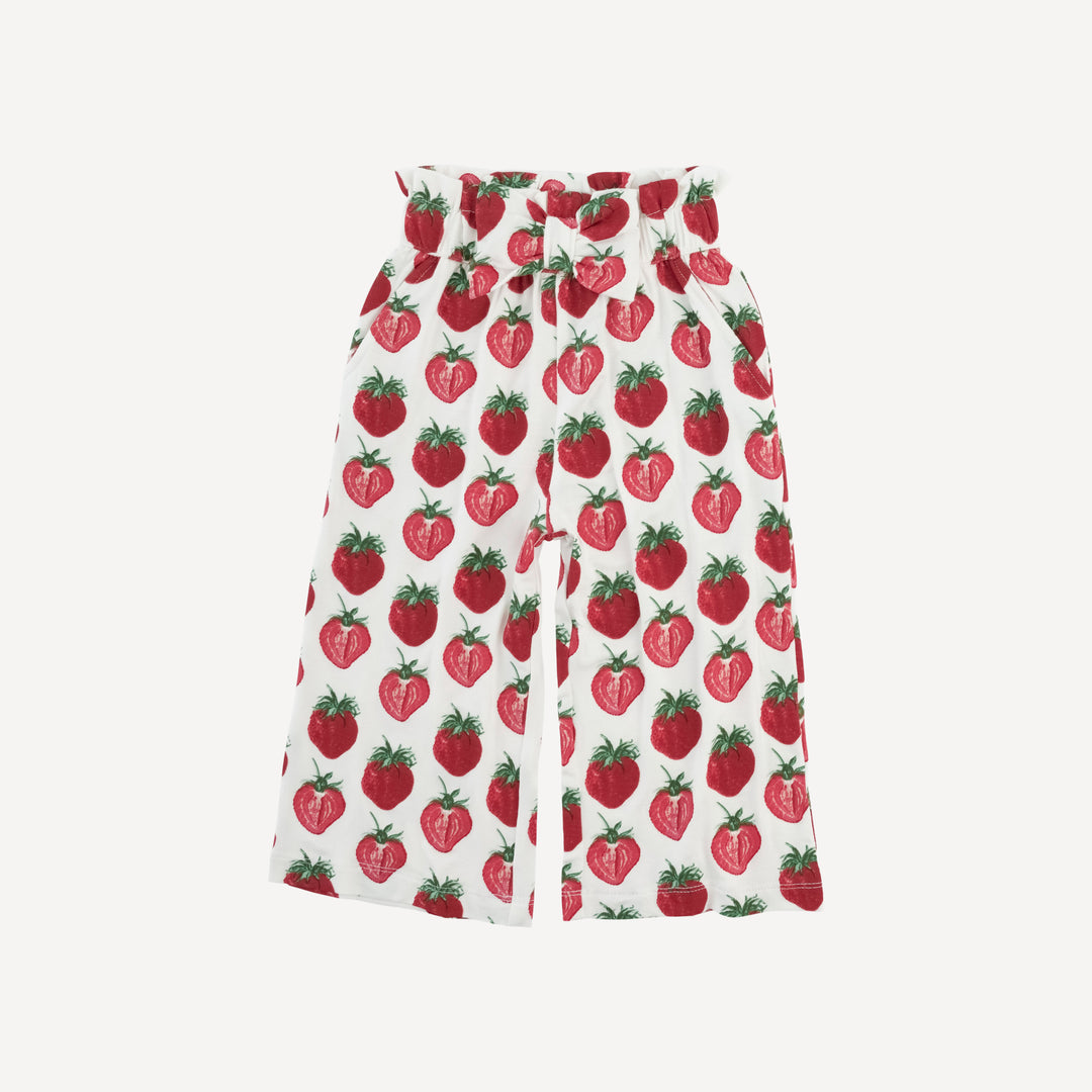 paperbag pant | spring strawberry | modal