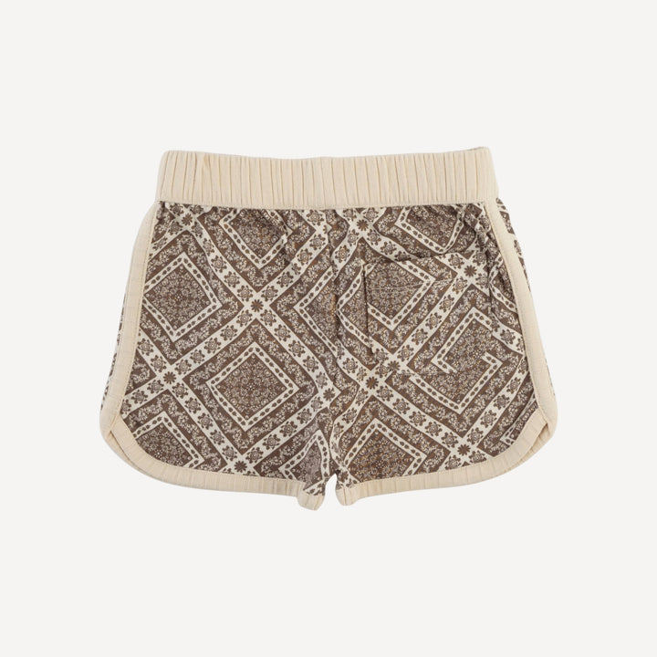 ringer short set | stone bandana | organic cotton jersey