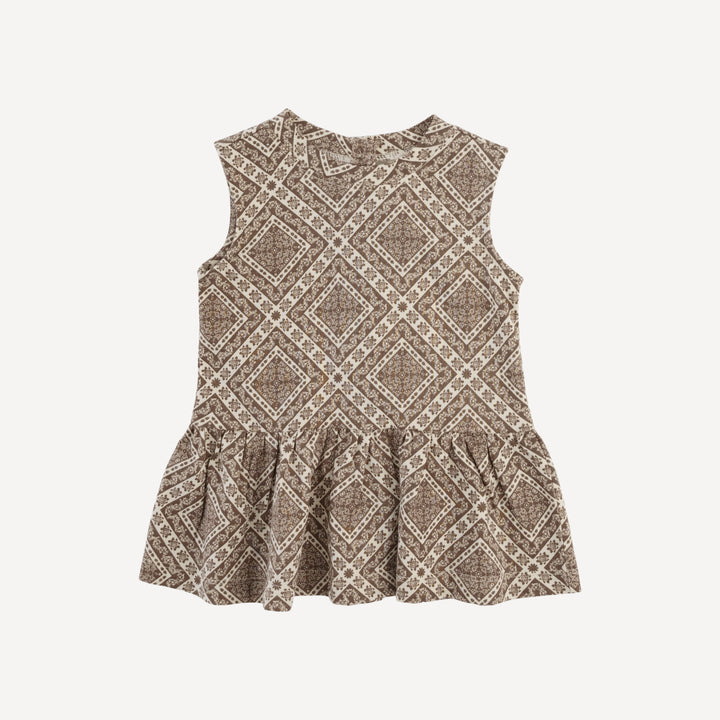 sleeveless kate top | stone bandana | organic cotton jersey
