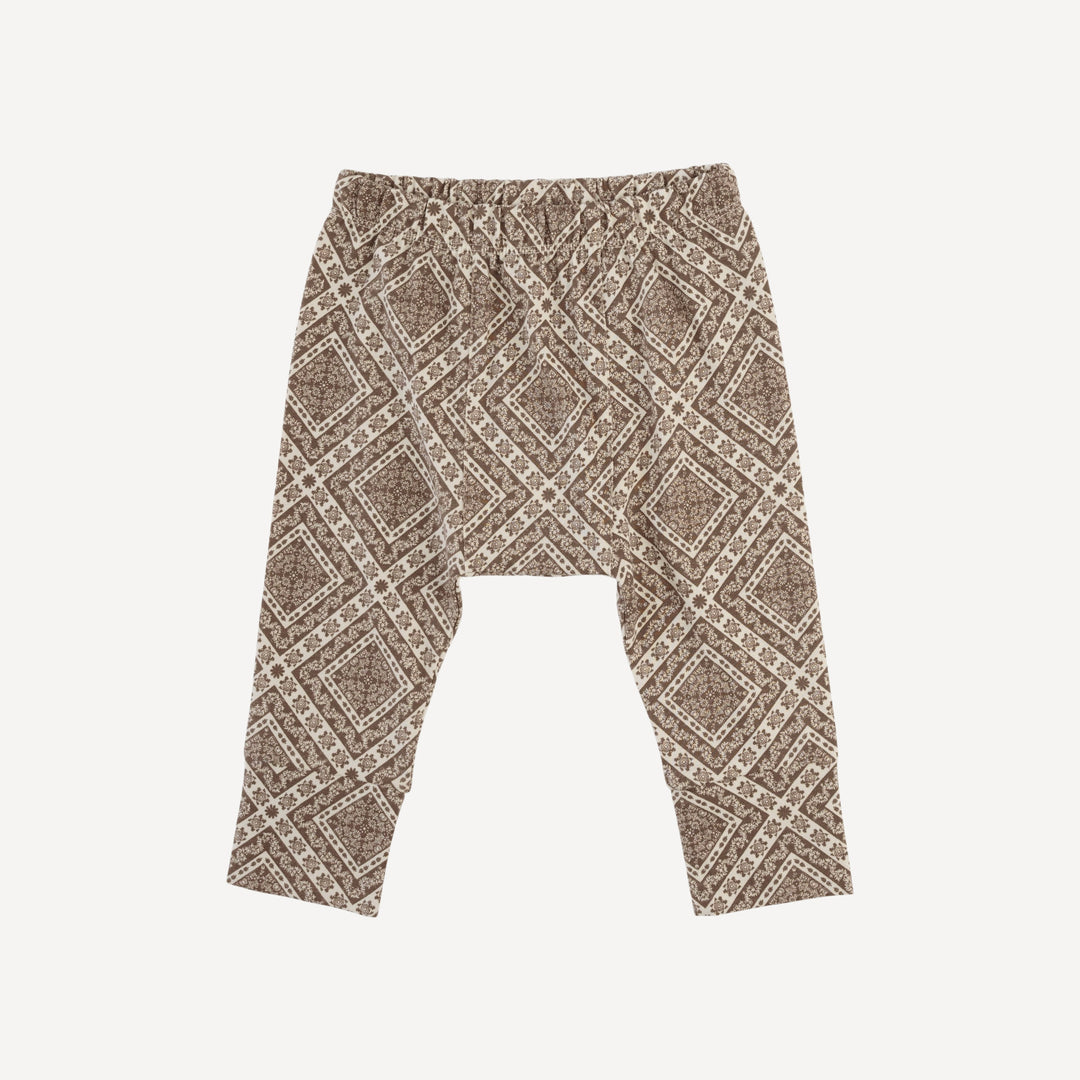 classic panda pant | stone bandana | organic cotton jersey