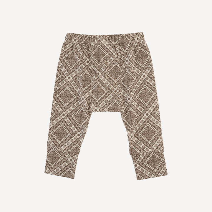 classic panda pant | stone bandana | organic cotton jersey