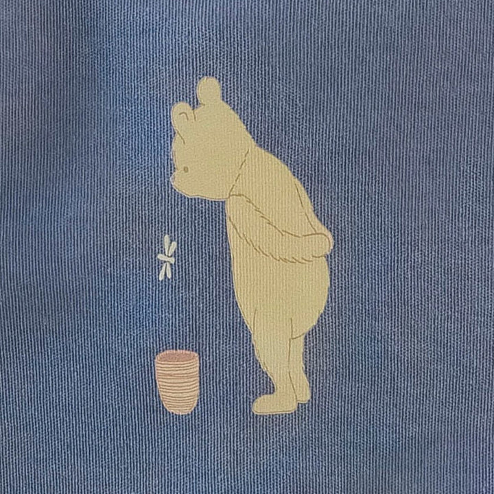 short sleeve crew neck shortie | stone blue | organic cotton interlock