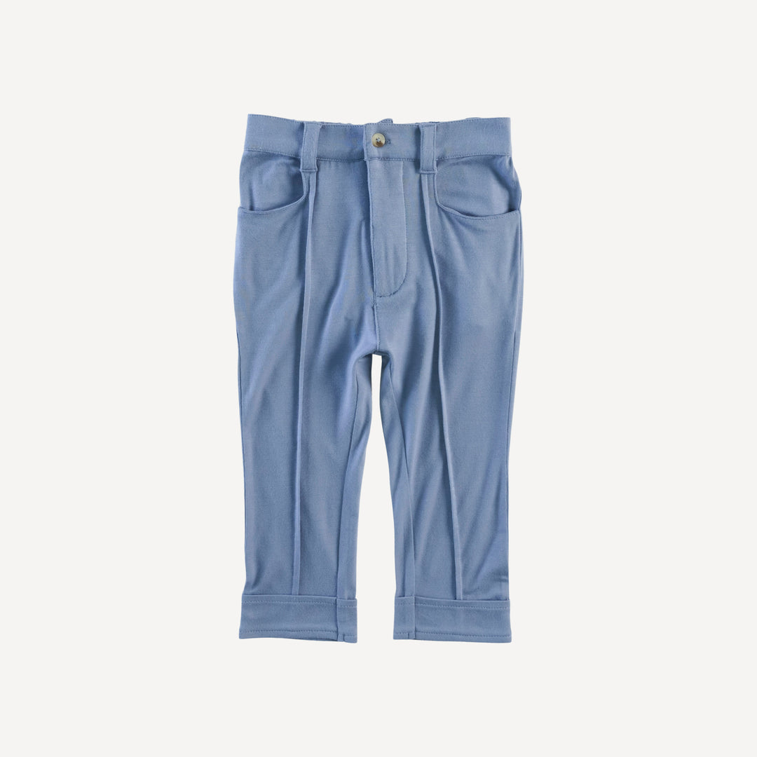pintuck pant | stone wash | bamboo