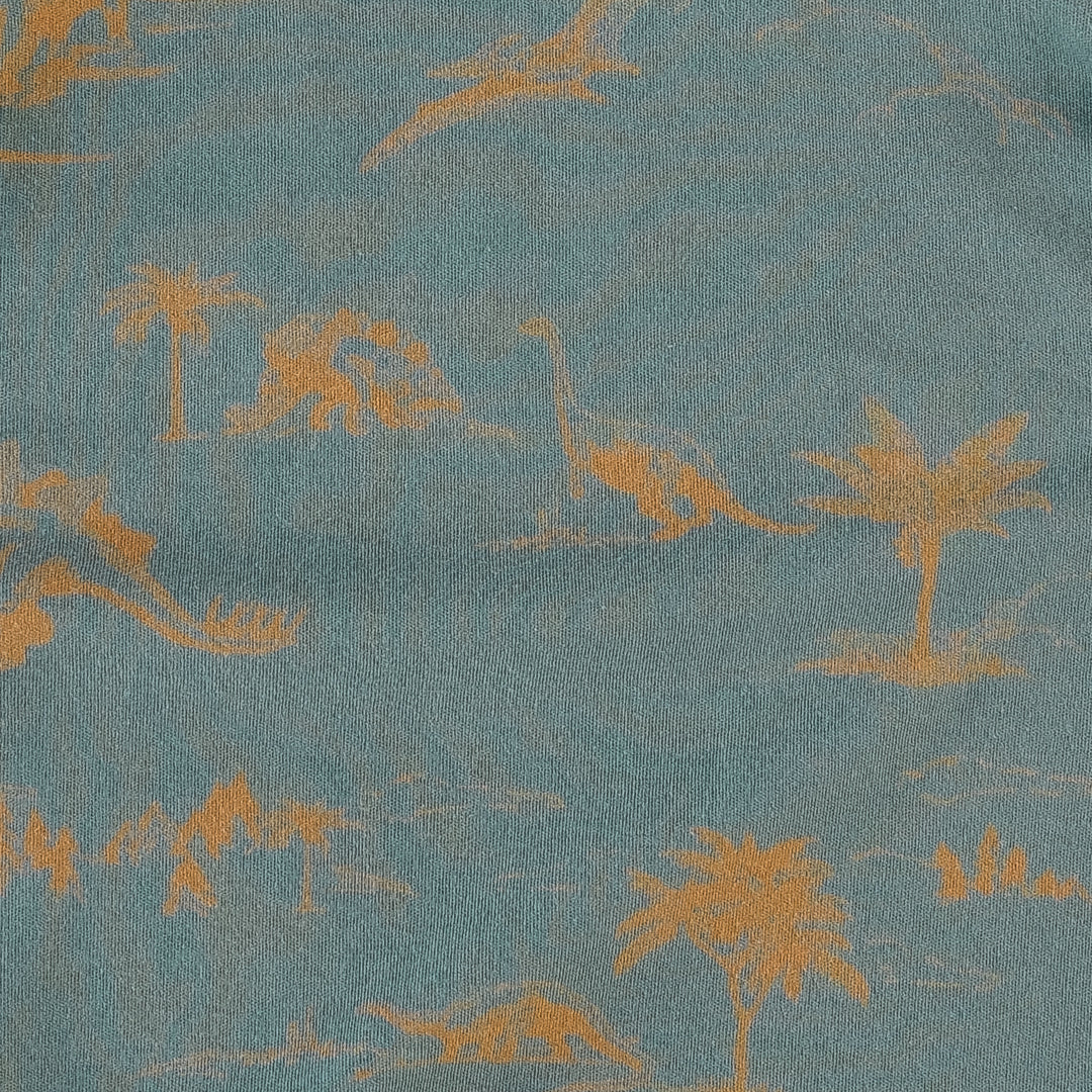 retro track short | storm dino landscape | organic cotton interlock